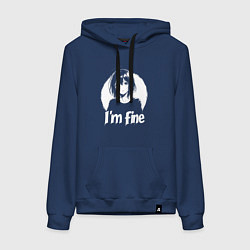 Женская толстовка-худи Я в порядке анимешница