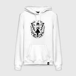 Женская толстовка-худи Фея в орнаменте