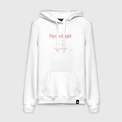 Женская толстовка-худи Психолог на английском