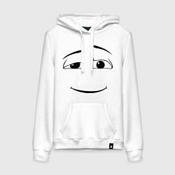 Женская толстовка-худи Наивное лицо