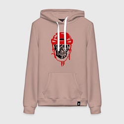 Женская толстовка-худи Мертвый хоккеист