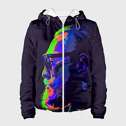 Куртка с капюшоном женская McGregor Neon, цвет: 3D-белый
