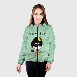 Куртка с капюшоном женская Song Joong Ki: Big boss, цвет: 3D-черный — фото 2