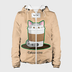 Куртка с капюшоном женская Catpuccino, цвет: 3D-белый