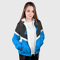 Куртка с капюшоном женская CLG Uniform, цвет: 3D-белый — фото 2
