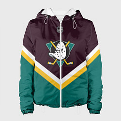 Куртка с капюшоном женская NHL: Anaheim Ducks, цвет: 3D-белый