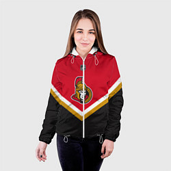 Куртка с капюшоном женская NHL: Ottawa Senators, цвет: 3D-белый — фото 2