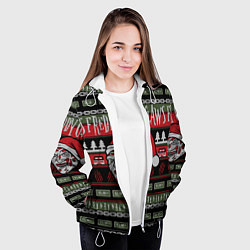 Куртка с капюшоном женская Freddy Christmas, цвет: 3D-белый — фото 2