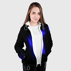 Куртка с капюшоном женская Titan: Black collection, цвет: 3D-белый — фото 2