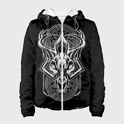 Куртка с капюшоном женская Dark Deer, цвет: 3D-белый