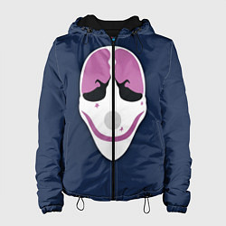 Куртка с капюшоном женская Payday Face, цвет: 3D-черный
