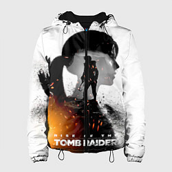 Куртка с капюшоном женская Rise of the Tomb Raider 1, цвет: 3D-черный