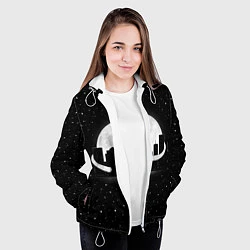 Куртка с капюшоном женская Лунные объятия, цвет: 3D-белый — фото 2