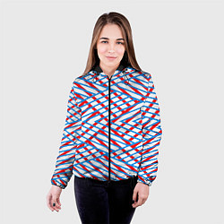 Куртка с капюшоном женская Blue&Red, цвет: 3D-черный — фото 2