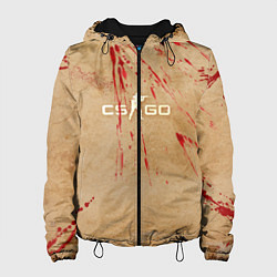 Куртка с капюшоном женская CS:GO Blood Dust, цвет: 3D-черный
