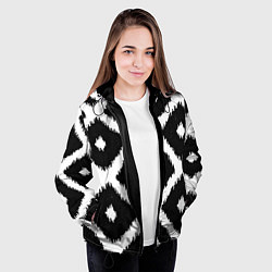 Куртка с капюшоном женская Mesh, цвет: 3D-черный — фото 2