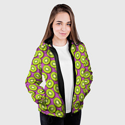 Куртка с капюшоном женская Киви, цвет: 3D-черный — фото 2