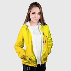 Куртка с капюшоном женская Just Banana (Yellow), цвет: 3D-белый — фото 2