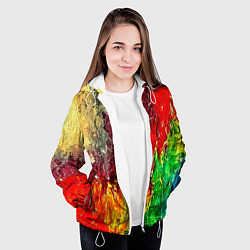 Куртка с капюшоном женская Mixcolor, цвет: 3D-белый — фото 2