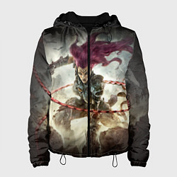 Куртка с капюшоном женская Darksiders Warrior, цвет: 3D-черный