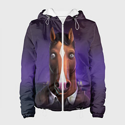 Куртка с капюшоном женская BoJack, цвет: 3D-белый