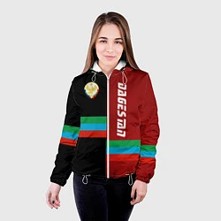 Куртка с капюшоном женская Dagestan, цвет: 3D-белый — фото 2