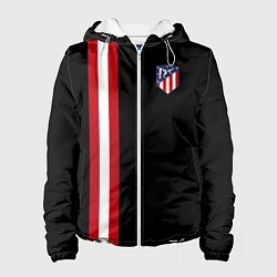 Куртка с капюшоном женская FC Atletico Madrid: Red Line, цвет: 3D-белый