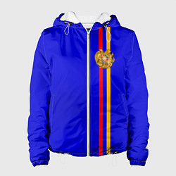 Куртка с капюшоном женская Армения, цвет: 3D-белый