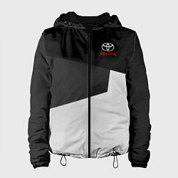 Куртка с капюшоном женская Toyota Sport, цвет: 3D-черный