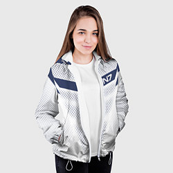 Куртка с капюшоном женская N7: White Armor, цвет: 3D-белый — фото 2