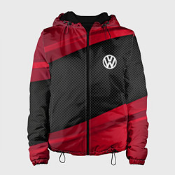 Куртка с капюшоном женская Volkswagen: Red Sport, цвет: 3D-черный