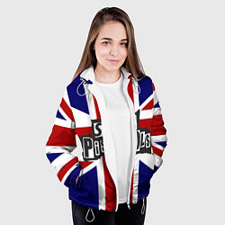 Куртка с капюшоном женская Sex Pistols UK, цвет: 3D-белый — фото 2