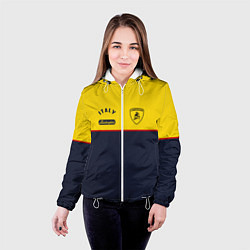 Куртка с капюшоном женская Italy Lamborghini, цвет: 3D-белый — фото 2