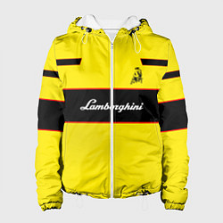 Куртка с капюшоном женская Lamborghini Style, цвет: 3D-белый
