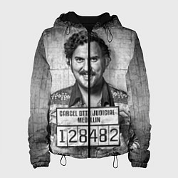 Куртка с капюшоном женская Пабло Эскобар, цвет: 3D-черный