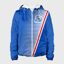 Куртка с капюшоном женская KSI ICELAND SPORT, цвет: 3D-белый