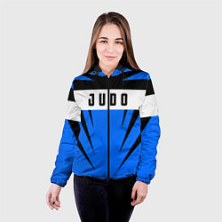 Куртка с капюшоном женская Judo Fighter, цвет: 3D-черный — фото 2