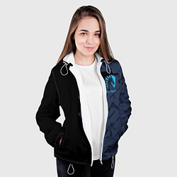 Куртка с капюшоном женская CS:GO Team Liquid, цвет: 3D-белый — фото 2