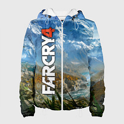 Куртка с капюшоном женская Far Cry 4: Ice Mountains, цвет: 3D-белый