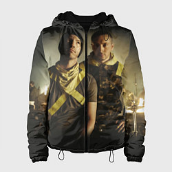 Куртка с капюшоном женская 21 Pilots Boys, цвет: 3D-черный