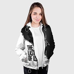 Куртка с капюшоном женская The Last of Us: White & Black, цвет: 3D-белый — фото 2