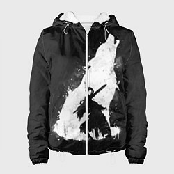 Куртка с капюшоном женская Dark Souls: Howling Wolf, цвет: 3D-белый
