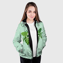 Куртка с капюшоном женская Fresh Summer, цвет: 3D-черный — фото 2