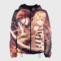 Куртка с капюшоном женская Satsuriku no Tenshi, цвет: 3D-черный