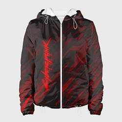 Куртка с капюшоном женская Cyberpunk 2077: Red Breaks, цвет: 3D-белый