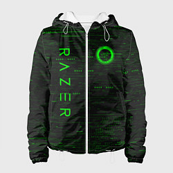 Куртка с капюшоном женская RAZER, цвет: 3D-белый