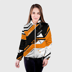 Куртка с капюшоном женская CS:GO Asiimov Inverted, цвет: 3D-белый — фото 2
