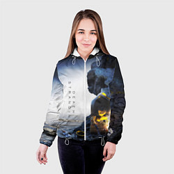 Куртка с капюшоном женская Death Stranding: Exclusive, цвет: 3D-белый — фото 2