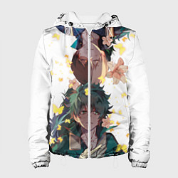 Женская куртка My Hero Academia парни с цветами