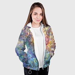 Куртка с капюшоном женская My Hero Academia абстракция, цвет: 3D-белый — фото 2